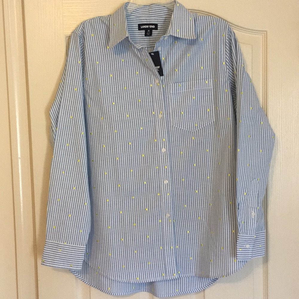 Lands End Oxford Button Down Shirt